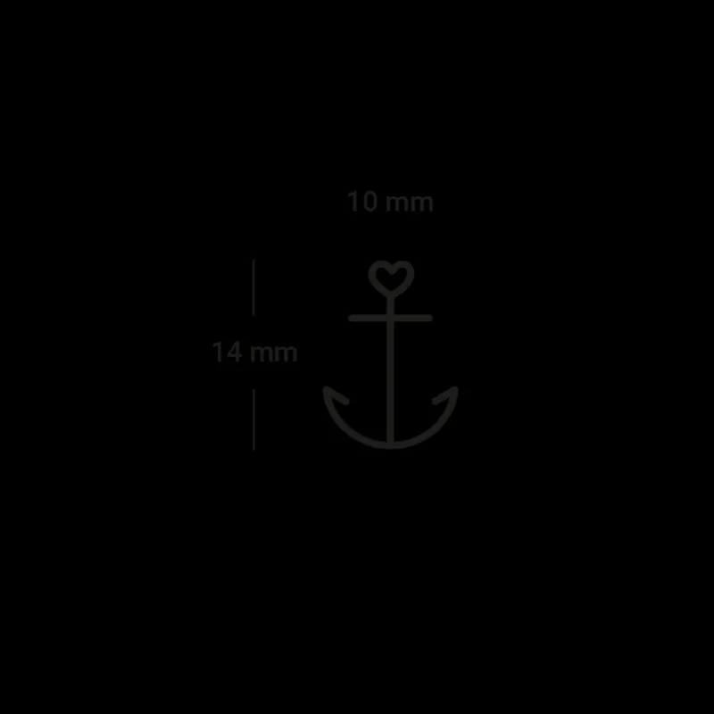 PAUL HEWITT Tattoo Small | Tattoo Small>Anchor Heart Tattoo