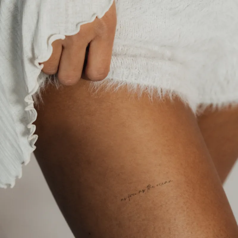PAUL HEWITT Tattoo Medium | Tattoo Medium>as free as the ocean Tattoo