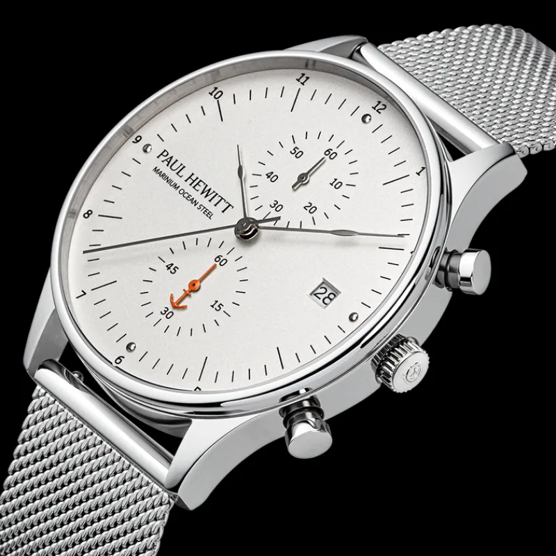 PAUL HEWITT Gravierbare Uhren | Quartzuhren>Chrono Quartz Uhr