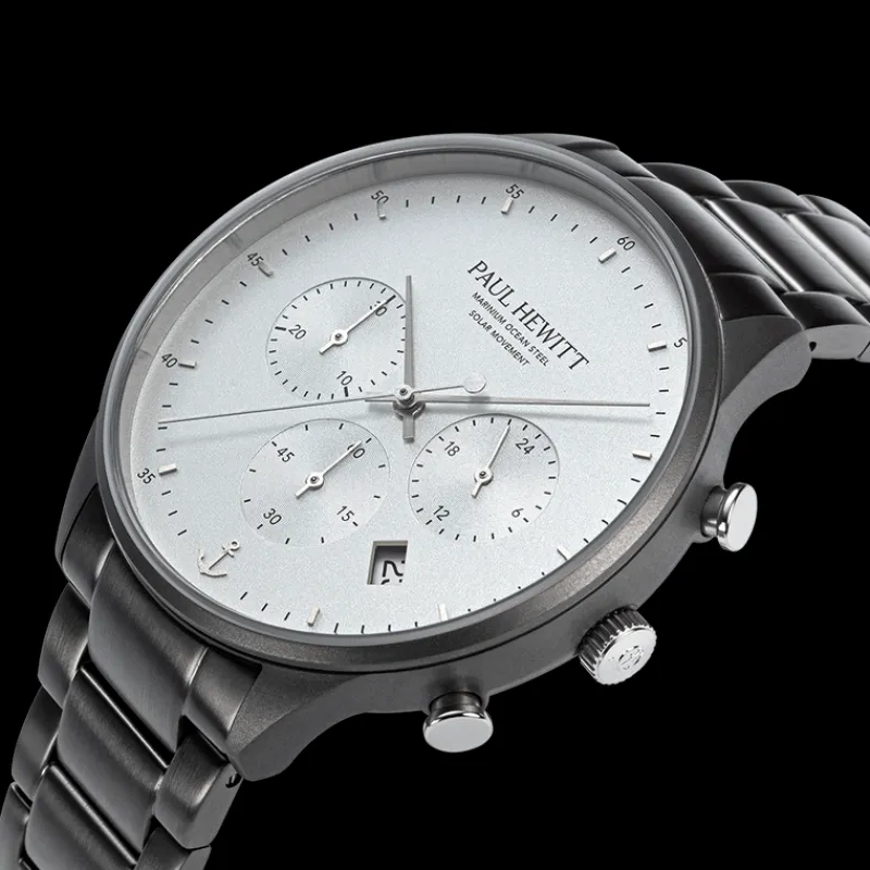 PAUL HEWITT Gravierbare Uhren | Solaruhren>Chrono Uhr