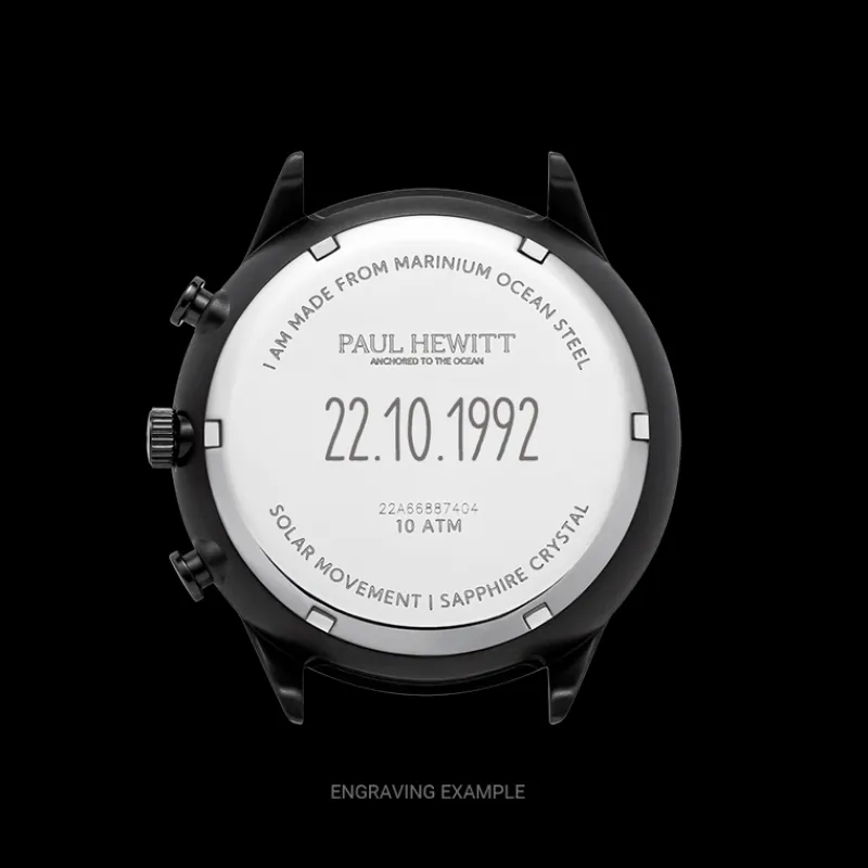 PAUL HEWITT Gravierbare Uhren | Solaruhren>Chrono Uhr