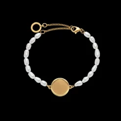 PAUL HEWITT Armbänder Mit Gravur | Perlenarmbänder>Engravable Coin Pearl Armkette