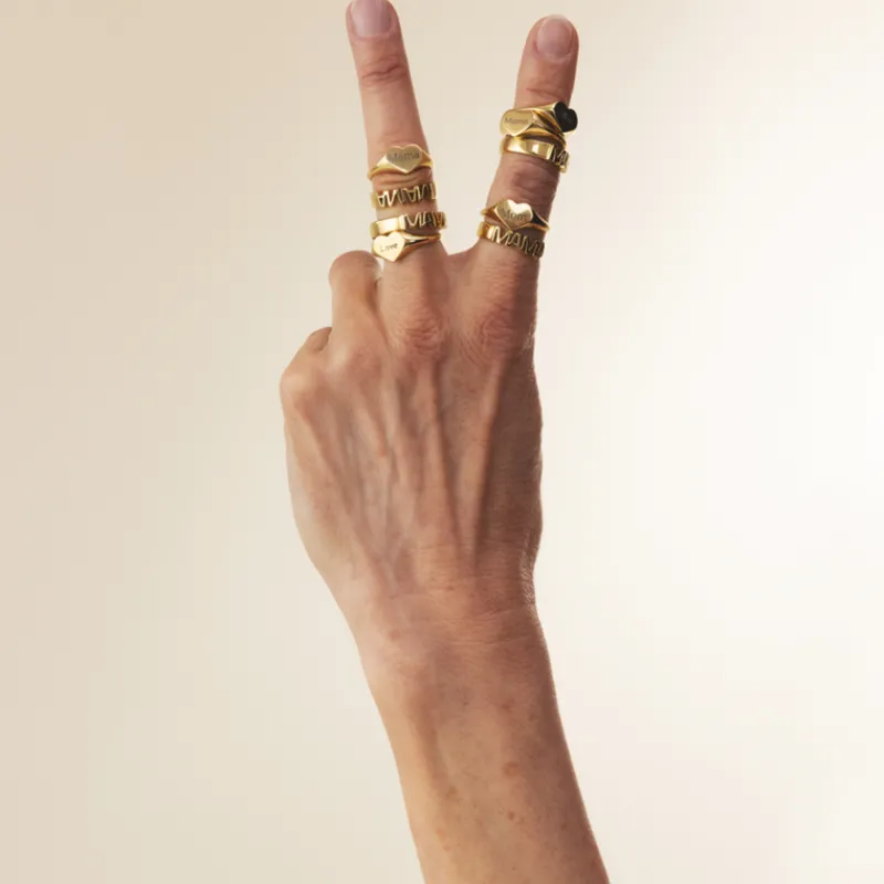 PAUL HEWITT Schmuck Mit Gravur | Ringe>Heart Ring