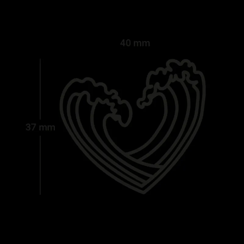 PAUL HEWITT Tattoo Medium | Tattoo Medium>Heart Wave Tattoo