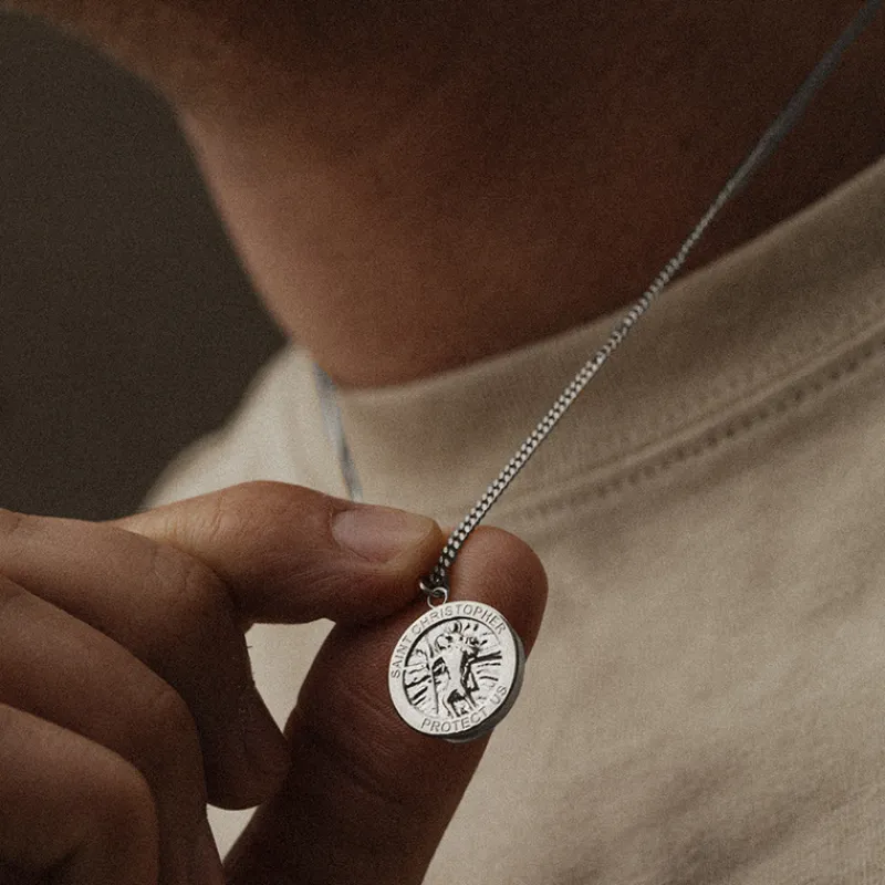 PAUL HEWITT Halsketten>Men's St. Christopher Halskette