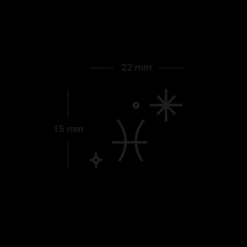 PAUL HEWITT Tattoo Small | Tattoo Small>Pisces Tattoo