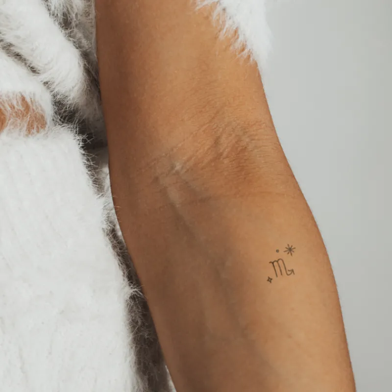 PAUL HEWITT Tattoo Small | Tattoo Small>Scorpio Tattoo