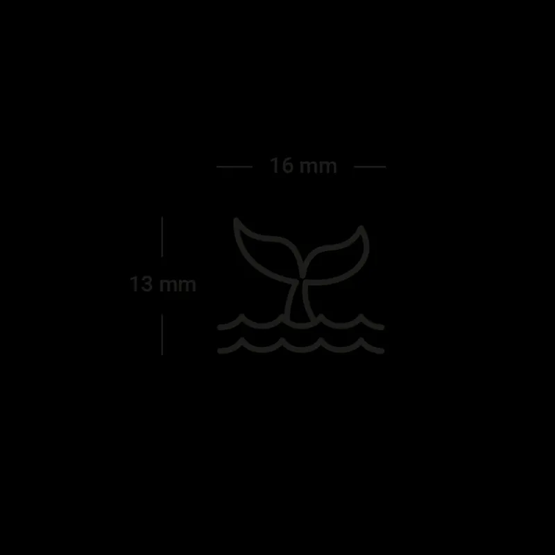 PAUL HEWITT Tattoo Small | Tattoo Small>Tail Fin Tattoo