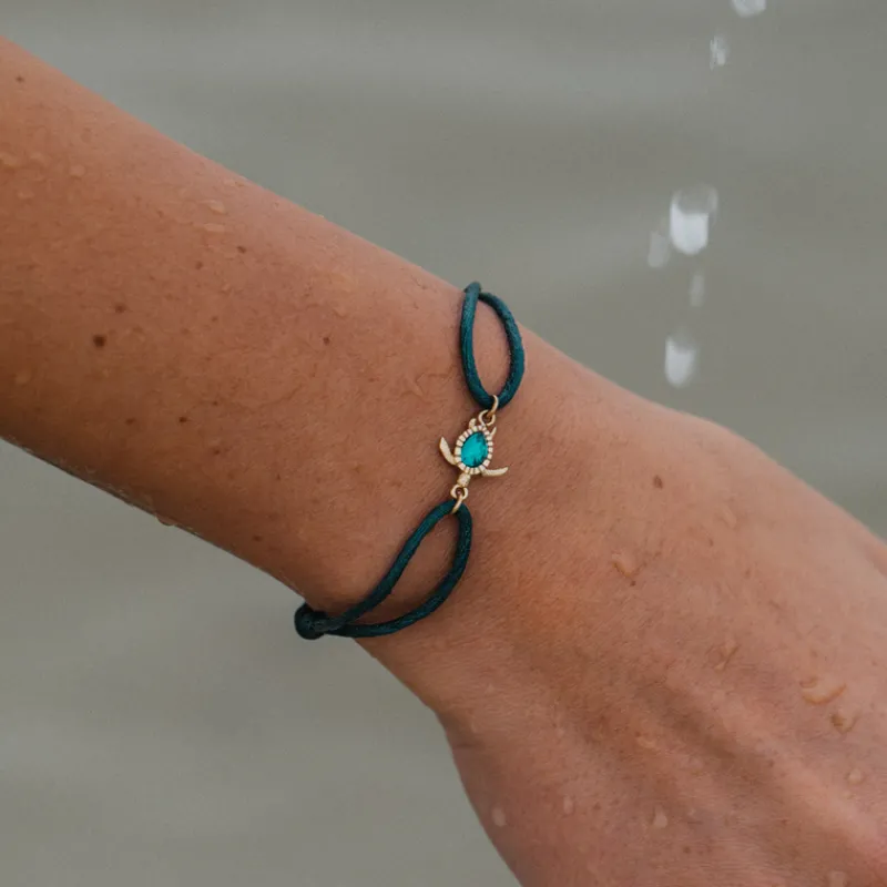 PAUL HEWITT Armbänder Mit Steinen | Armschmuck>Turtle Aquamarine Armband