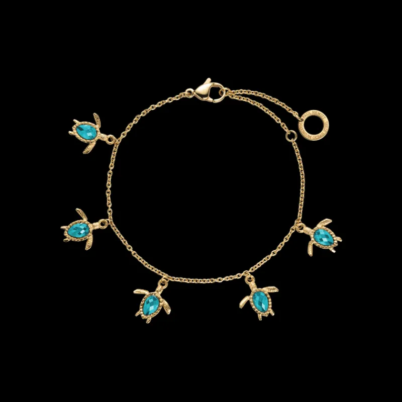 PAUL HEWITT Armbänder Mit Steinen | Armschmuck>Turtle Aquamarine Armkette