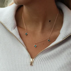 PAUL HEWITT Halsketten>Turtle Aquamarine Halskette