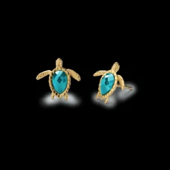 PAUL HEWITT Ohrringe>Turtle Aquamarine Ohrring
