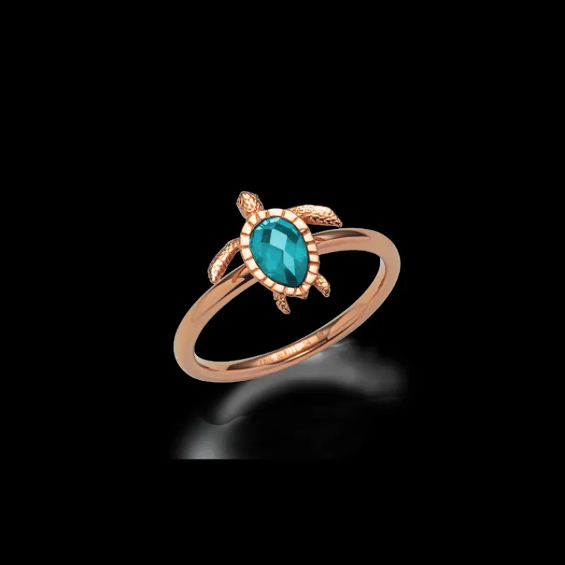 PAUL HEWITT Ringe>Turtle Aquamarine Ring