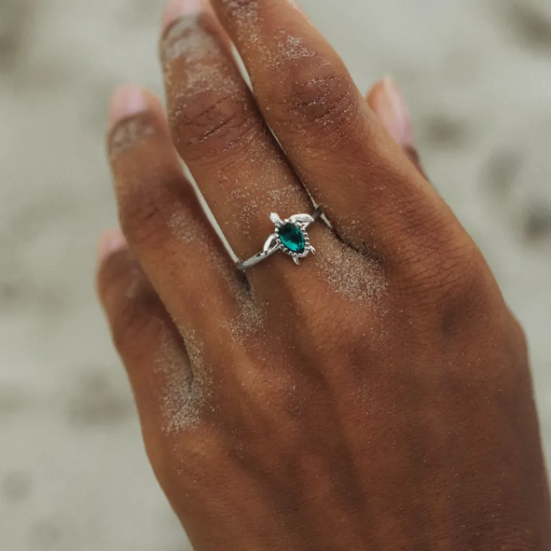 PAUL HEWITT Ringe>Turtle Aquamarine Ring