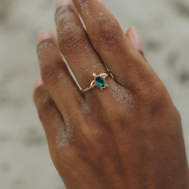 PAUL HEWITT Ringe>Turtle Aquamarine Ring