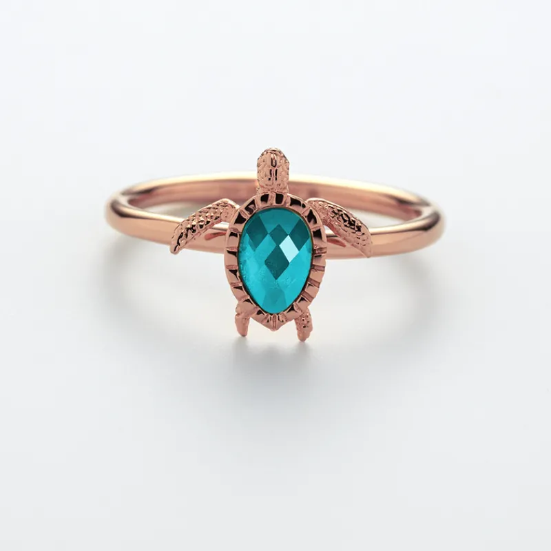 PAUL HEWITT Ringe>Turtle Aquamarine Ring