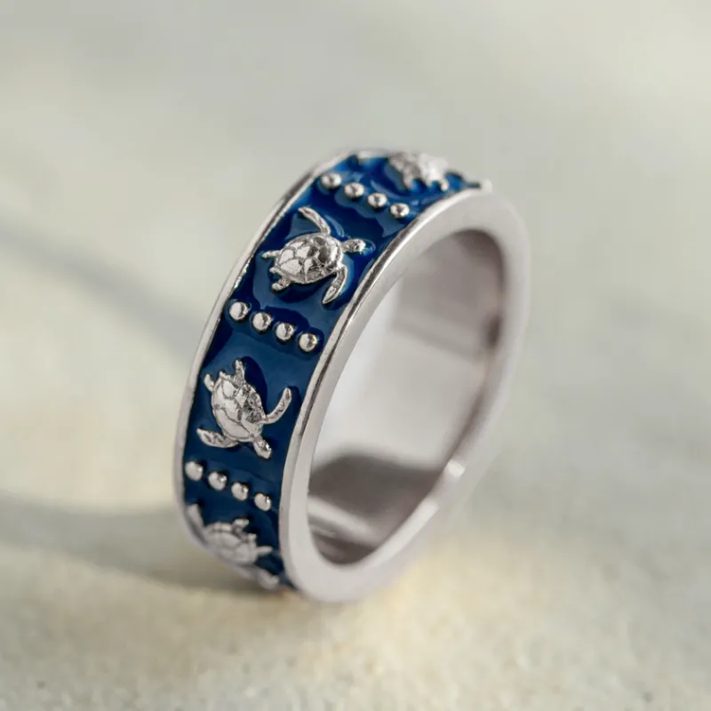 PAUL HEWITT Ringe>Turtle Enamel Ring