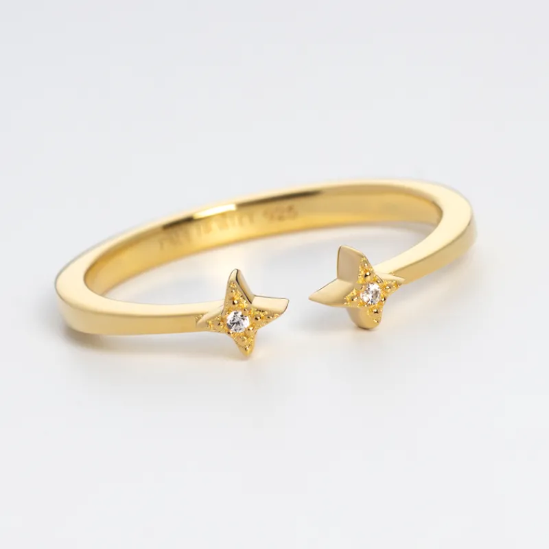 PAUL HEWITT Ringe>Windrose Open Stars Ring
