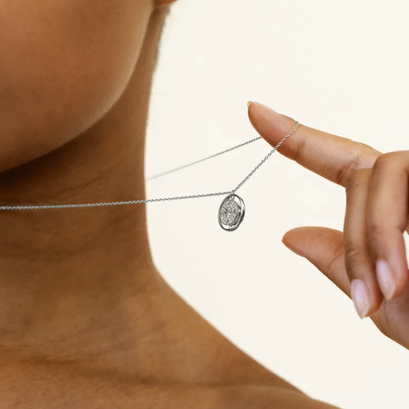 PAUL HEWITT Schmuck Mit Gravur | Halsketten>Windrose Twister Halskette